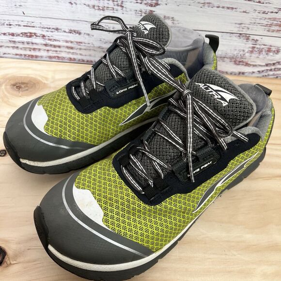 Altra Lone Peak 2.0 Polartec Womens 8 Green Gray Zero Drop Trail Running Shoes - Picture 1 of 10